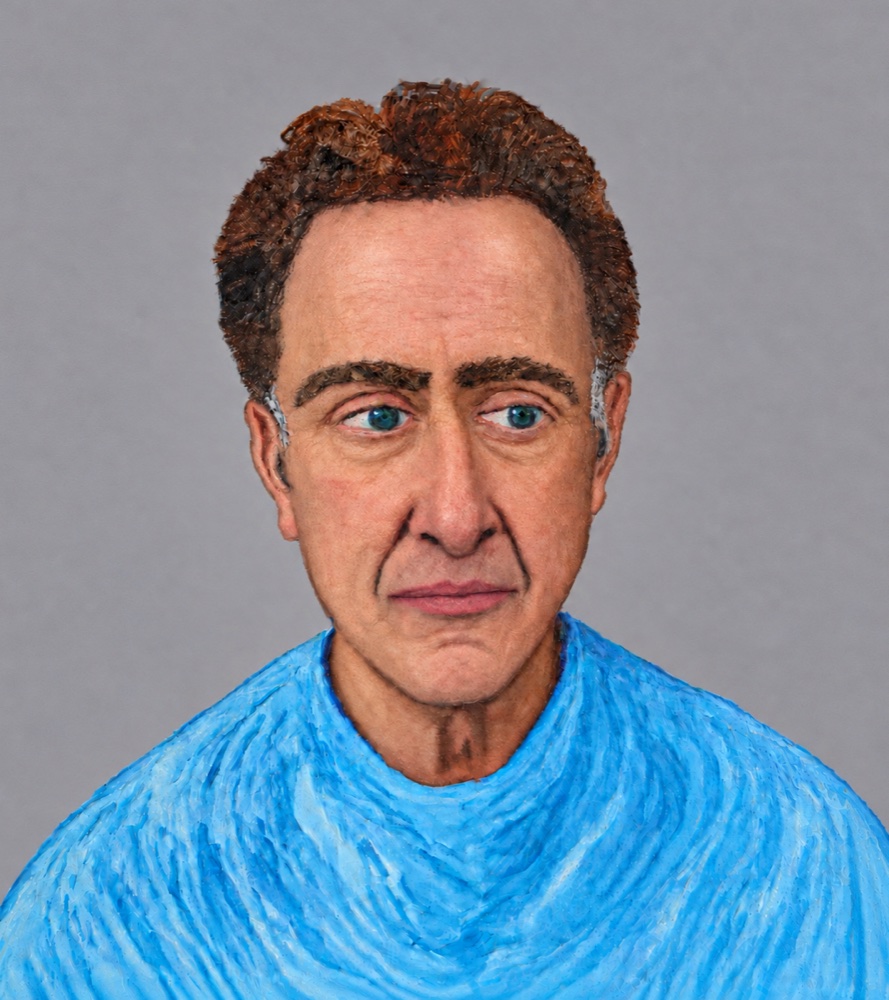 Painted portrait of David Sekons